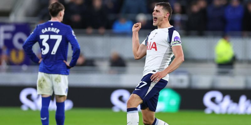 Thành tích thi đấu gần đây của Tottenham Hotspur vs Everton