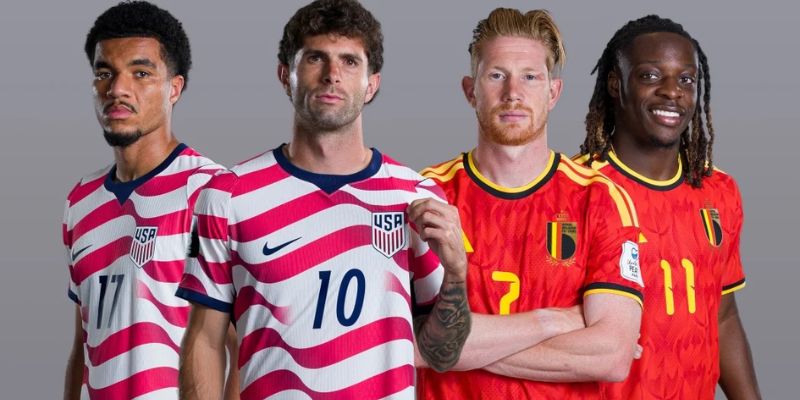 Lịch sử chạm trán USA - Belgium