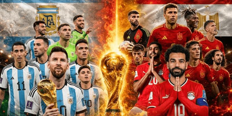 Nhận định hiệu suất thi đấu của Argentina vs Egypt